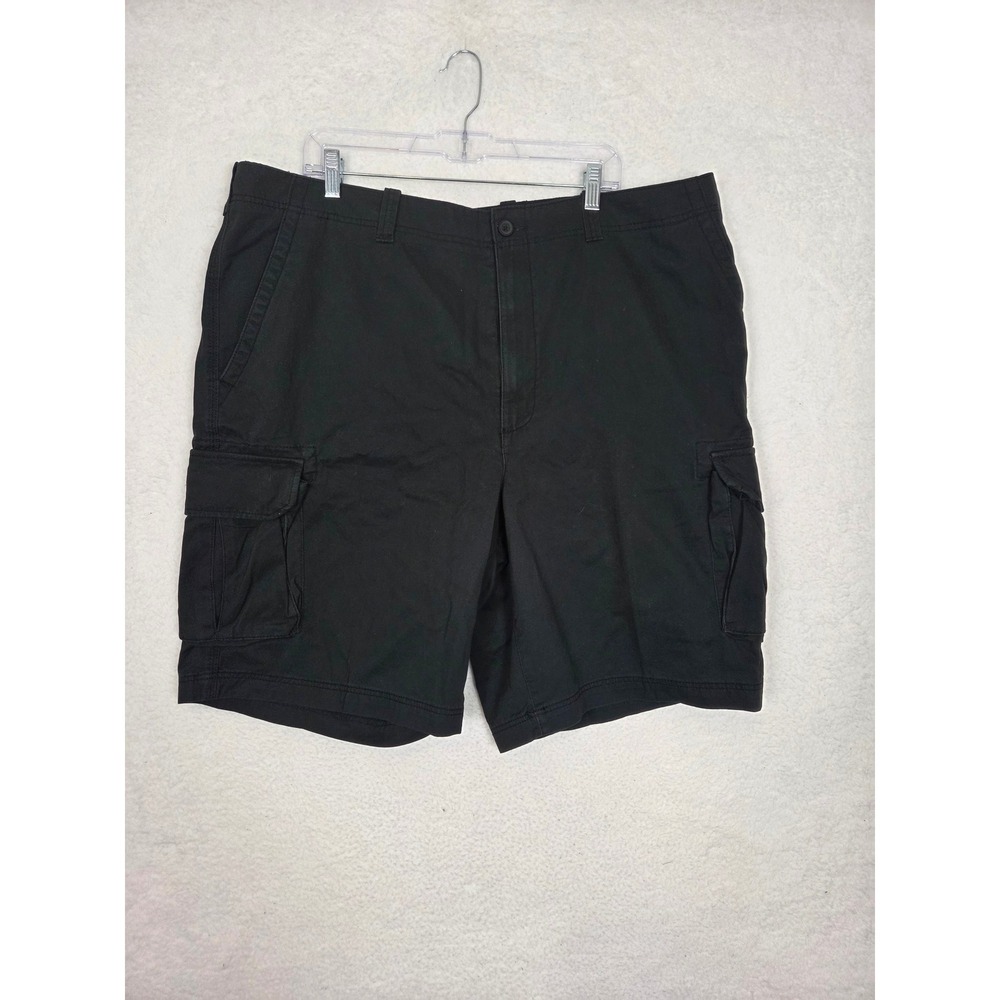 True Nation Relaxed Fit Cargo Shorts Mens Cotton Twill Utility 42x10 Grunge